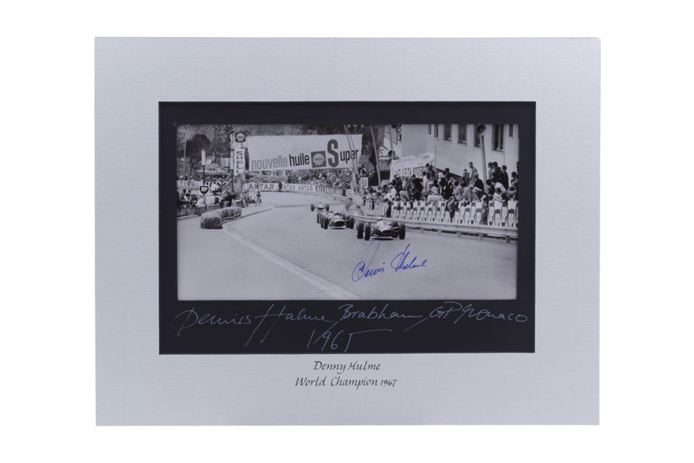 Lot 356 - Denny Hulme Signed Photograph