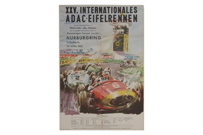 Lot 361 - 1962 Nurburgring 'International' Poster