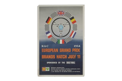Lot 368 - 1964 British Grand Prix Poster