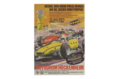 Lot 370 - 1972 Hockenheim Poster