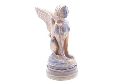 Lot 6 - A 'Winged Sphinx' mascot by Ruffony, French, 1920s
