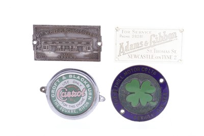 Lot 402 - Four Dashboard Plaques