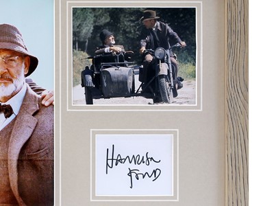 Lot 1 - Indiana Jones and The Last Crusade / Harrison Ford Autograph Presentation