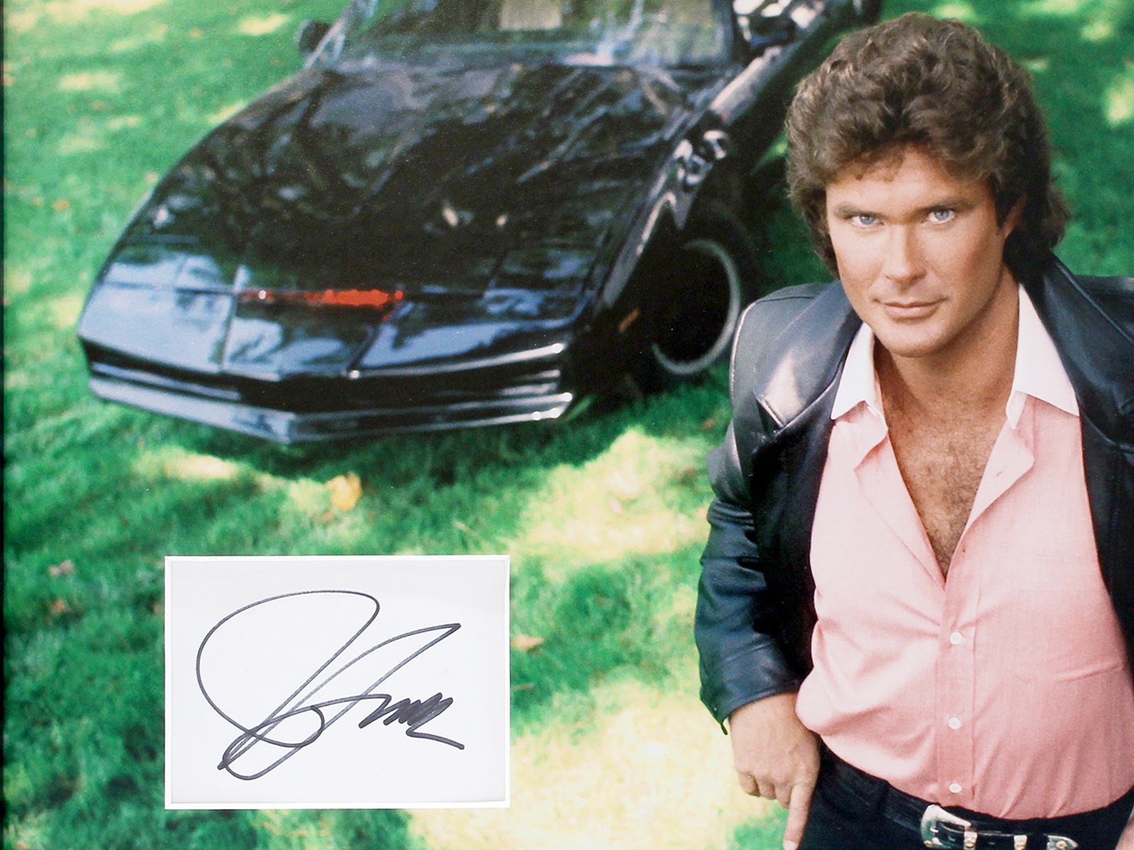 Lot 8 - Knight Rider / David Hasselhoff Autograph