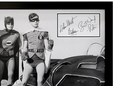 Lot 14 - Batman and Robin / Adam West and Burt Ward Autograph Presentation
