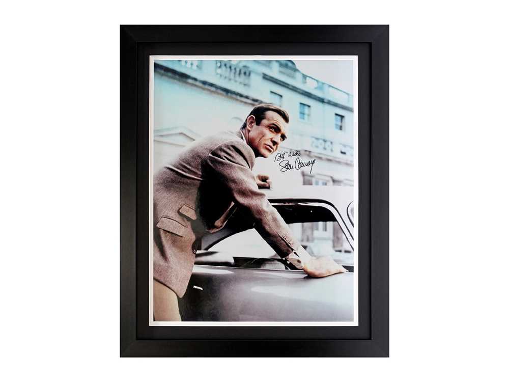 Lot 15 - Sean Connery and the Aston Martin DB5 (Signed)