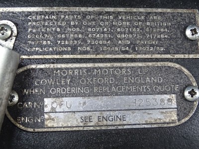 Lot 6 - 1961 Morris Minor 1000 Pickup