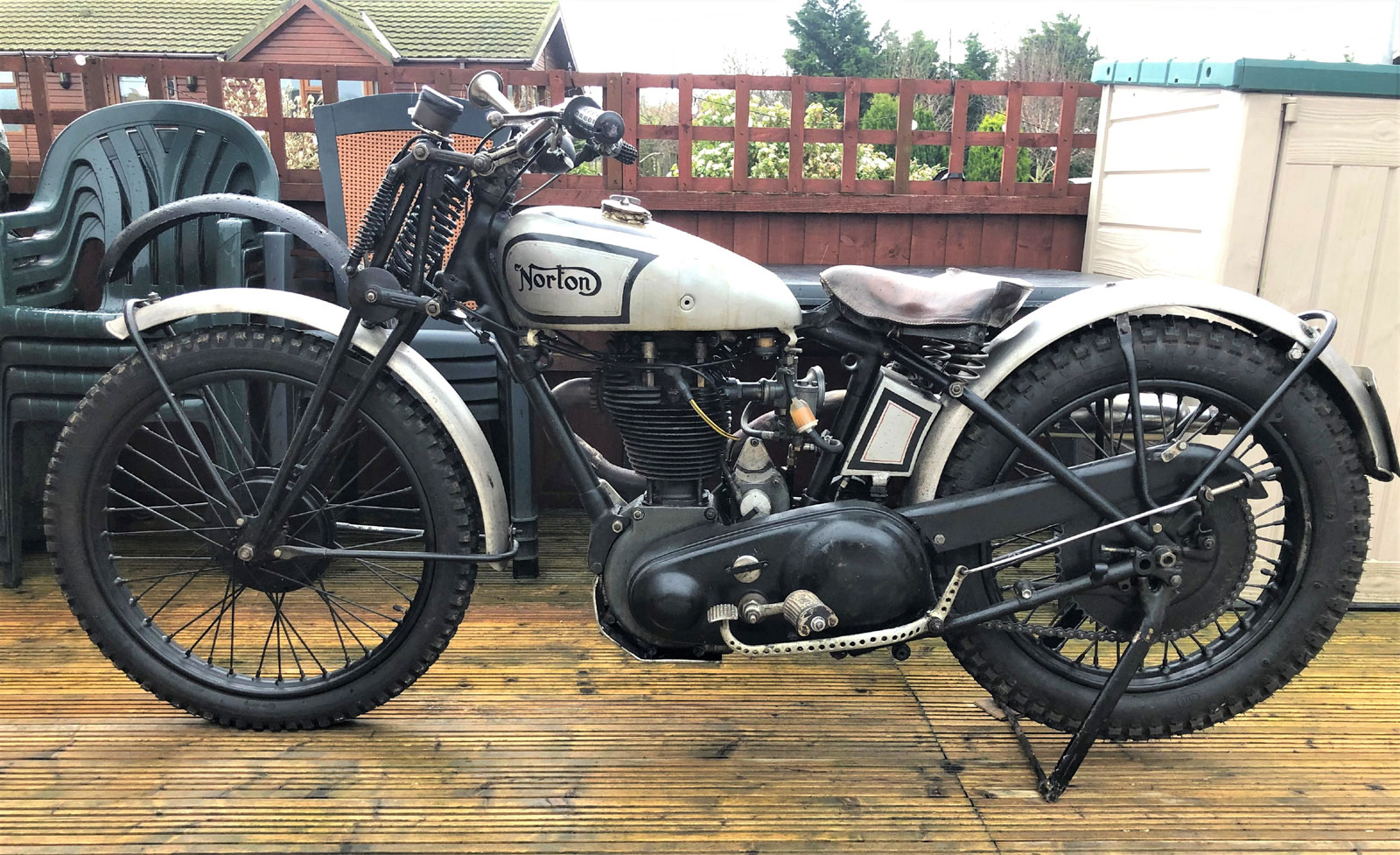 norton trials bike