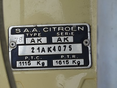 Lot 10 - 1978 Citroen 2CV AKS 400 Fourgonette