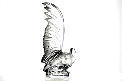 Lot 14 - 'Coq Nain' Glass Accessory Mascot by Rene Lalique