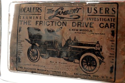 Lot 78 - An Advertising Paperweight for Lambert Motorcars, USA