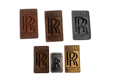 Lot 101 - Six Rolls-Royce Badges