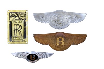 Lot 144 - Bentley / Rolls-Royce Badges