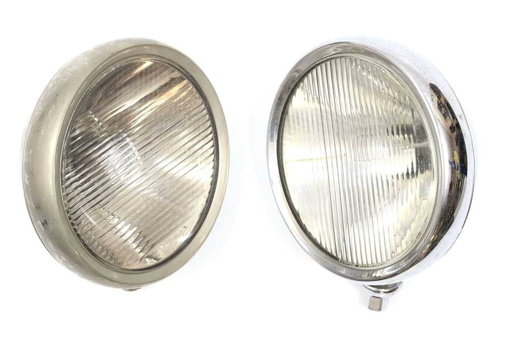 Lot 252 - Pair of Lucas King of the Road Lamps