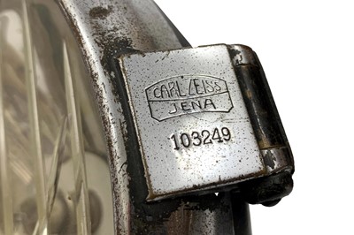 Lot 253 - Two Rare Carl Zeiss Jena Headlamps