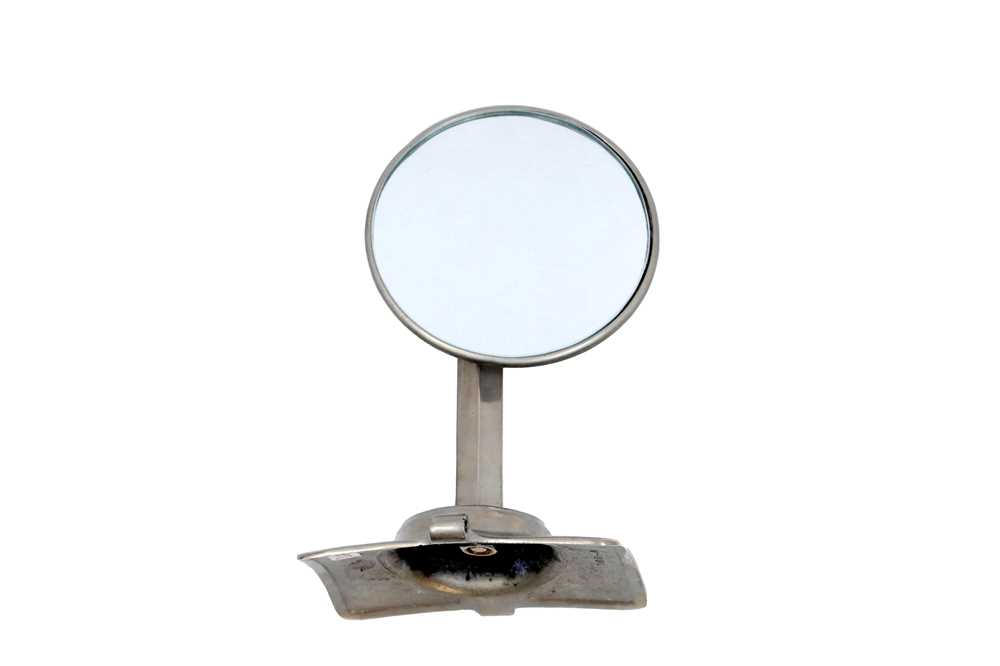 Lot 264 - A Spare-Wheel Mounted Rear-View Mirror