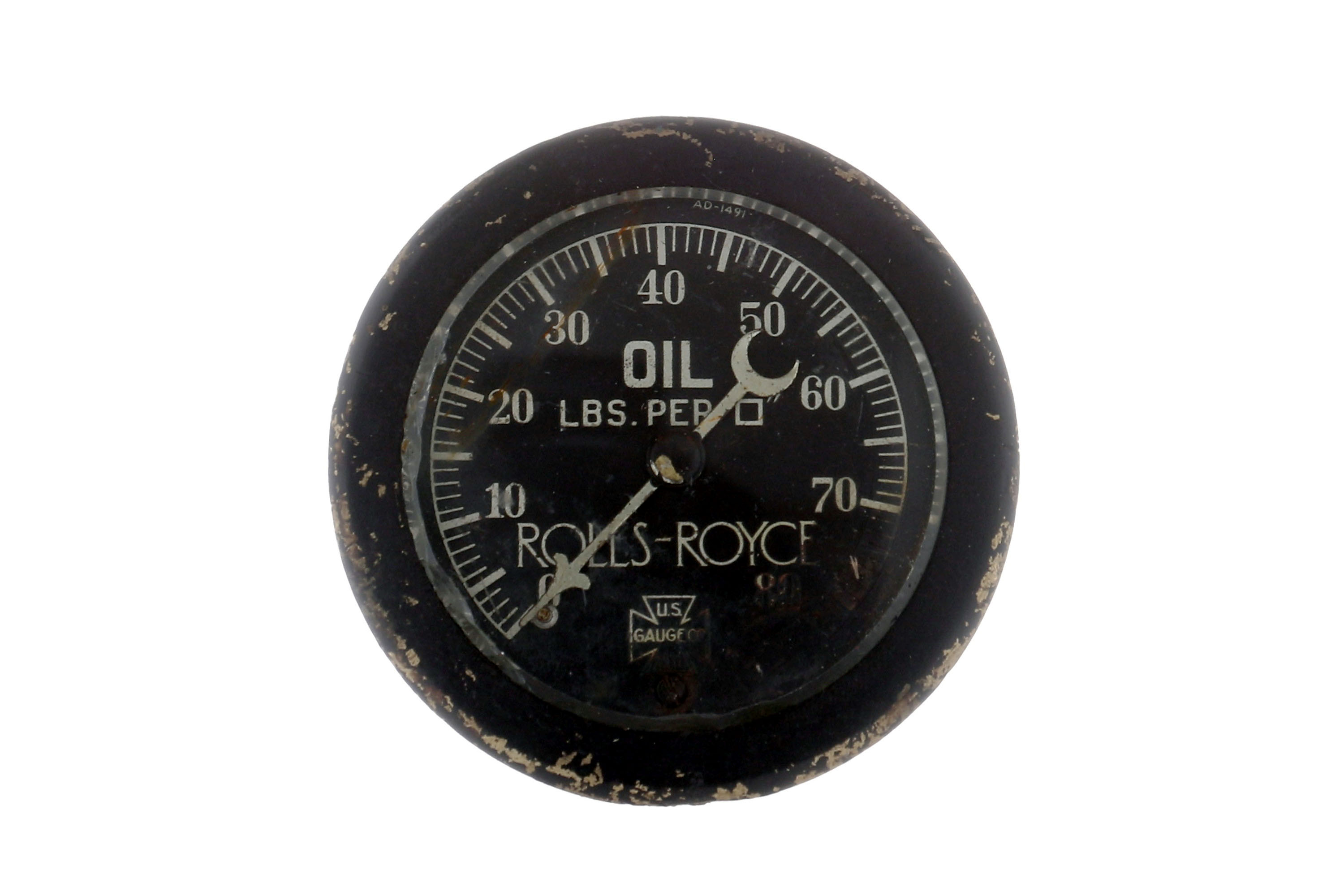 Lot 276 An Early RollsRoyce Oil Pressure Gauge