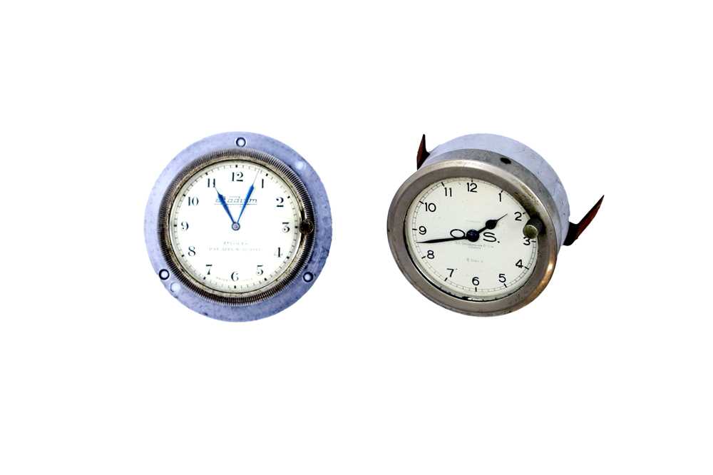 Lot 284 - Two Car Clocks