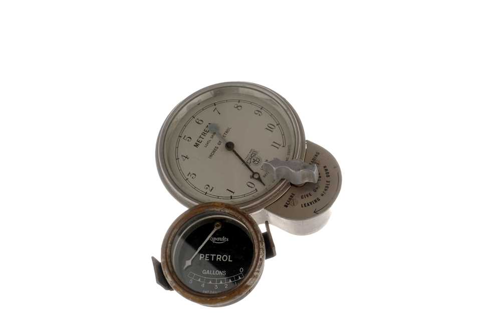 Lot 288 - Two Vintage Petrol Gauges