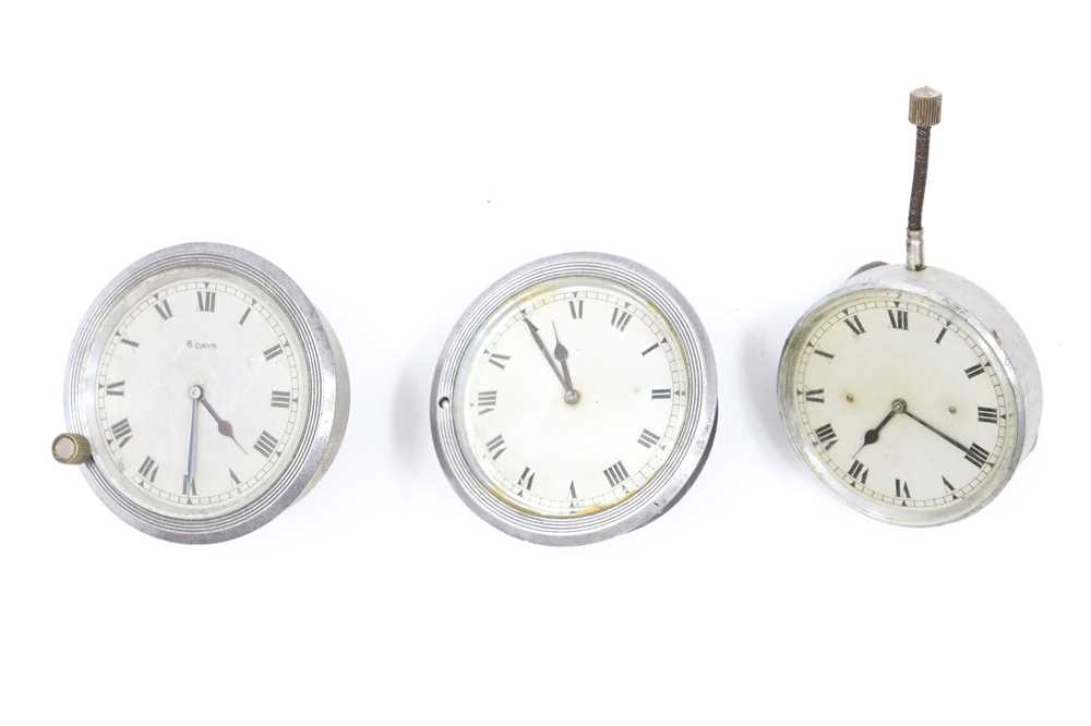 Lot 300 - Three Car Clocks