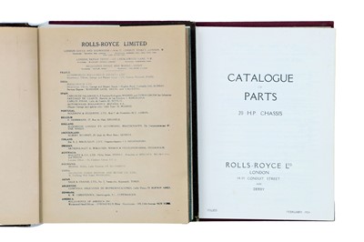 Lot 336 - Rolls-Royce Literature