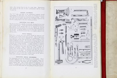 Lot 346 - Bentley Speed Six Instruction Book