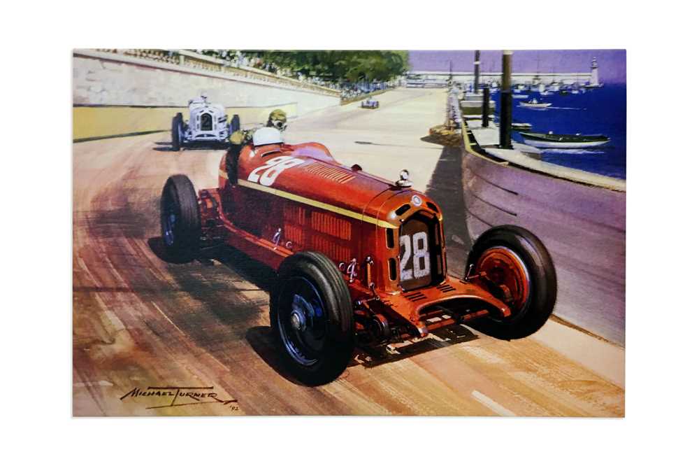 Lot 348 - Alfa Romeo Monza at Monte Carlo by Michael Turner