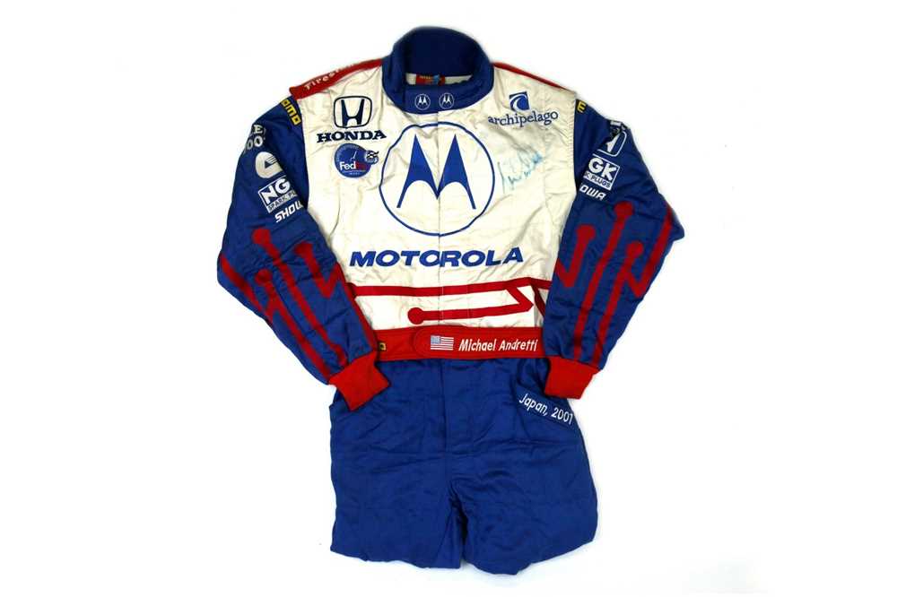 Lot 525 - Michael Andretti - 'Firestone Firehawk 500' Racing Suit, Japan 1991