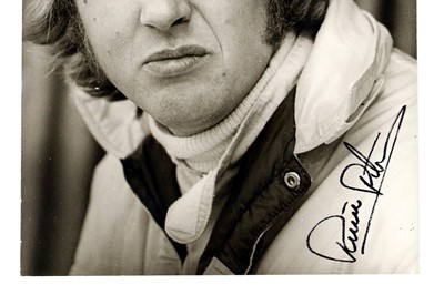 Lot 365 - Rare Large-Format Signed Ronnie Peterson Press Photograph