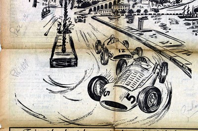 Lot 369 - 1959 Monaco Grand Prix French Newspaper Advertisement
