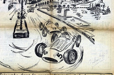 Lot 369 - 1959 Monaco Grand Prix French Newspaper Advertisement