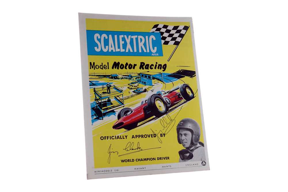 Lot 371 - A Rare Scalextric Shop Display Advertising Showcard