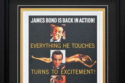 Lot 396 - Sean Connery as James Bond - Goldfinger Movie Poster
(Signed)