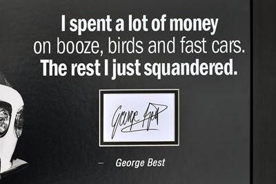 Lot 401 - George Best – ‘Booze, Birds and Fast Cars’ (Signed)