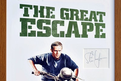 Lot 405 - Steve McQueen – The Great Escape Autograph
Presentation