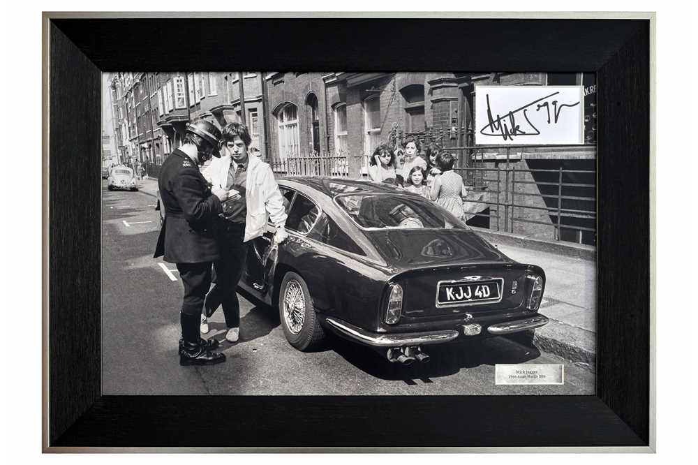 Lot 409 - Mick Jagger and the Police Officer Autograph Presentation