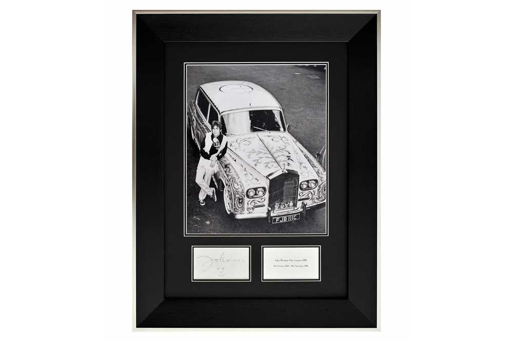 Lot 412 - 'John Lennon and the Psychedelic Rolls-Royce' Autograph
Presentation (1940 - 1980)