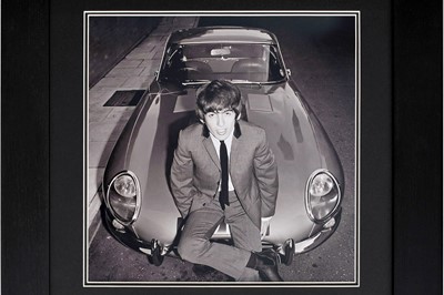 Lot 413 - George Harrison and the Jaguar E-type Autograph Presentation
(1943 - 2001)