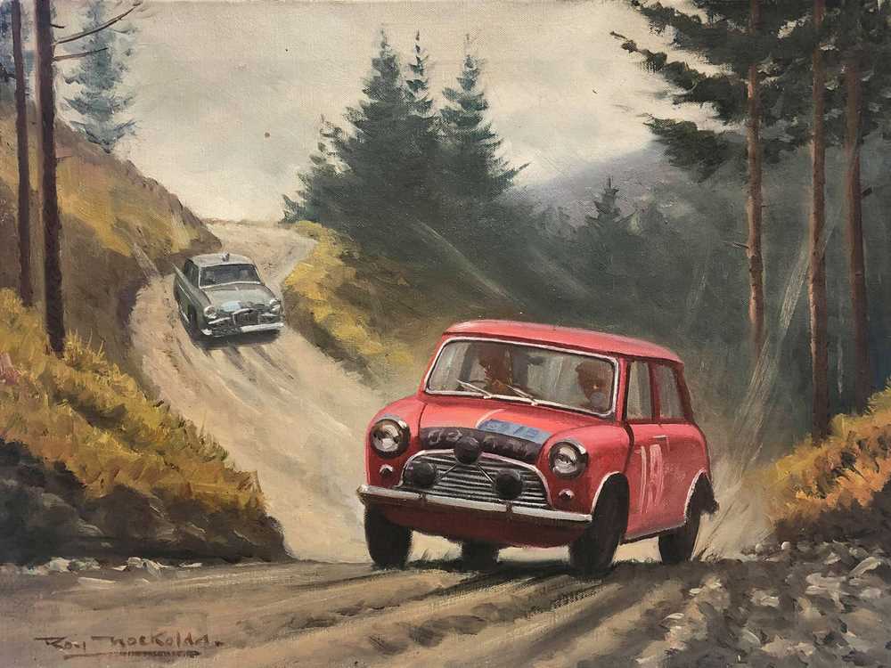 Lot 482 - Roy Nockolds (1911-1980) 'Mini Cooper S / Sunbeam Rapier'
Original Artwork