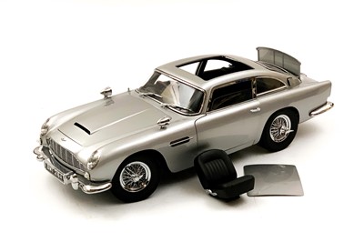 Lot 502 - A Finely Detailed 1:8 Scale Model of the James Bond Goldfinger Aston Martin DB5