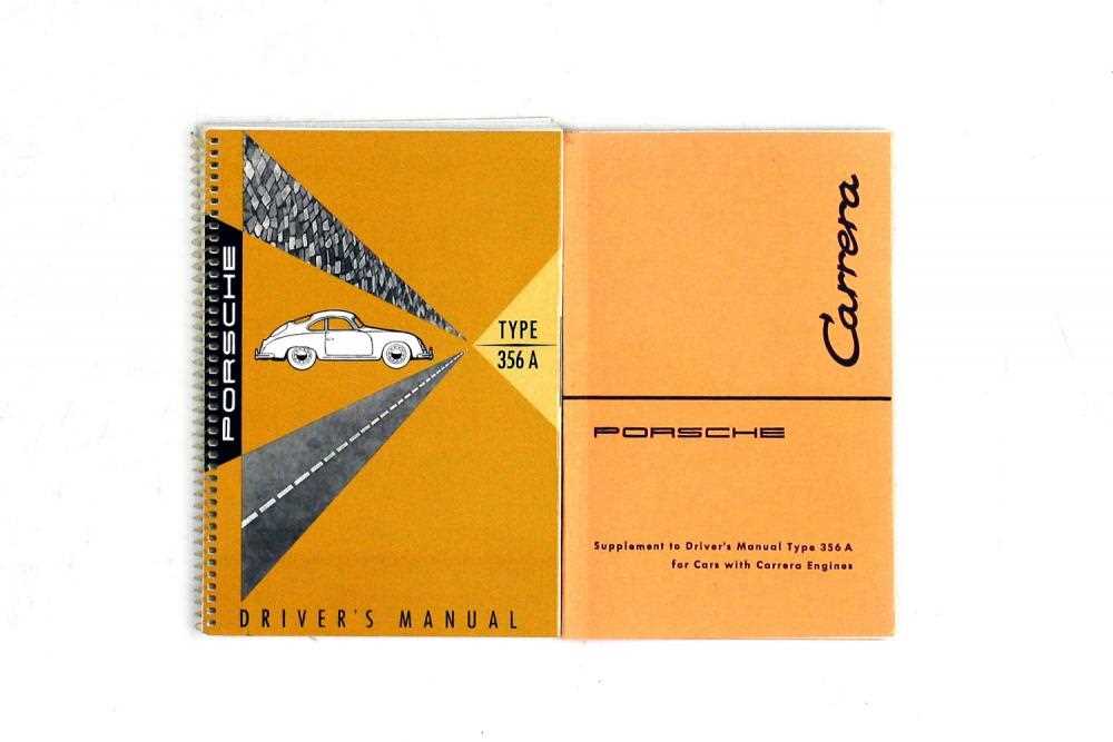 Lot 526 - Porsche 356A Driver's Manual and Supplement