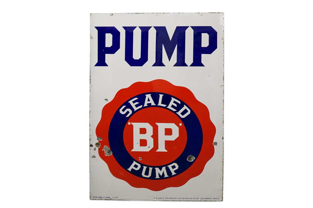 Lot 509 - BP Enamel Sign