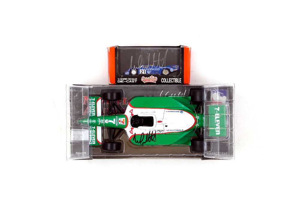 Lot 539 - Two 1:18 Scale Michael Andretti Models