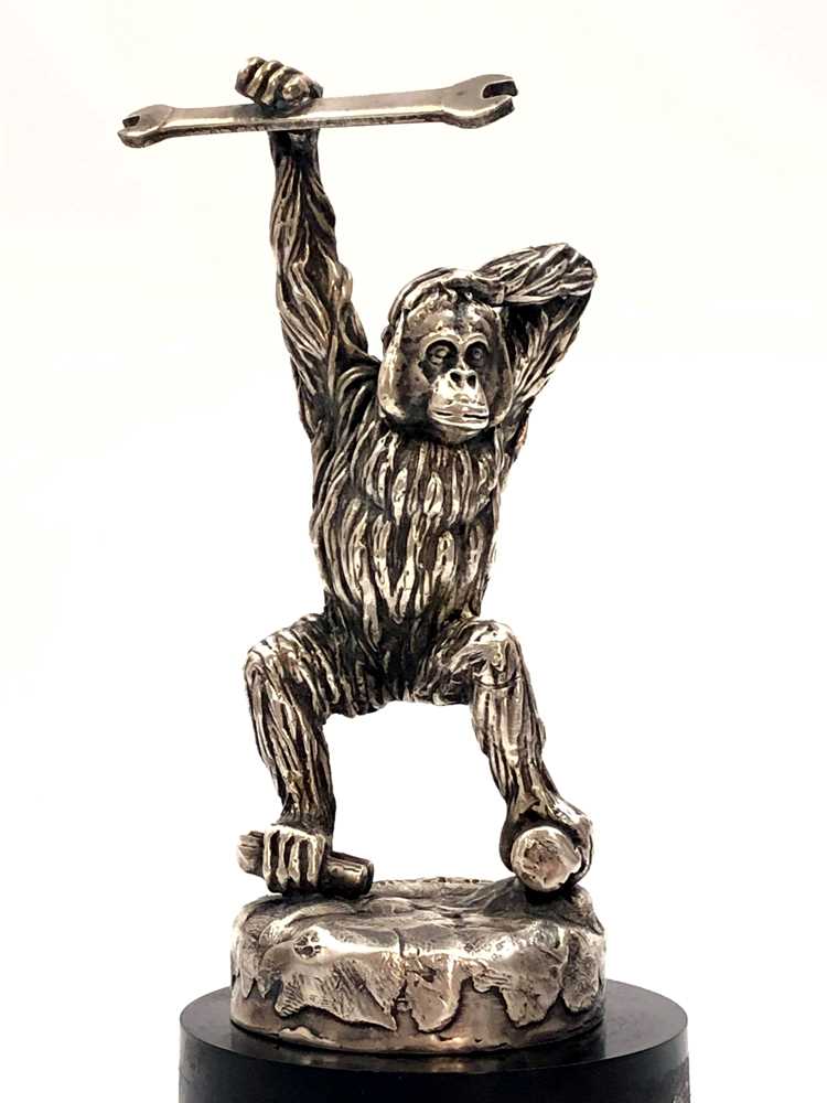 Lot 436 - A Rare 'Monkey Mechanic` Accessory Mascot by Charles Paillet