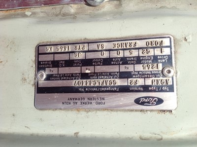 Lot 58 - 1971 Ford Escort 1100