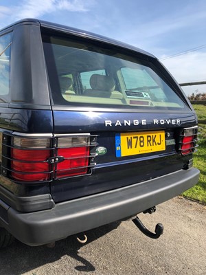 Lot 313 - 2000 Range Rover Vogue 4.6
