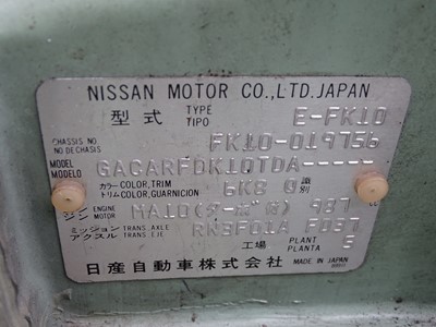 Lot 303 - 1992 Nissan Figaro
