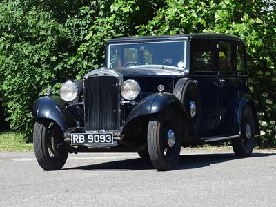 Lot 359 - 1933 Humber 16/60 Saloon