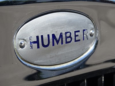 Lot 359 - 1933 Humber 16/60 Saloon