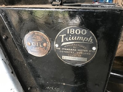 Lot 369 - 1948 Triumph 1800 Saloon